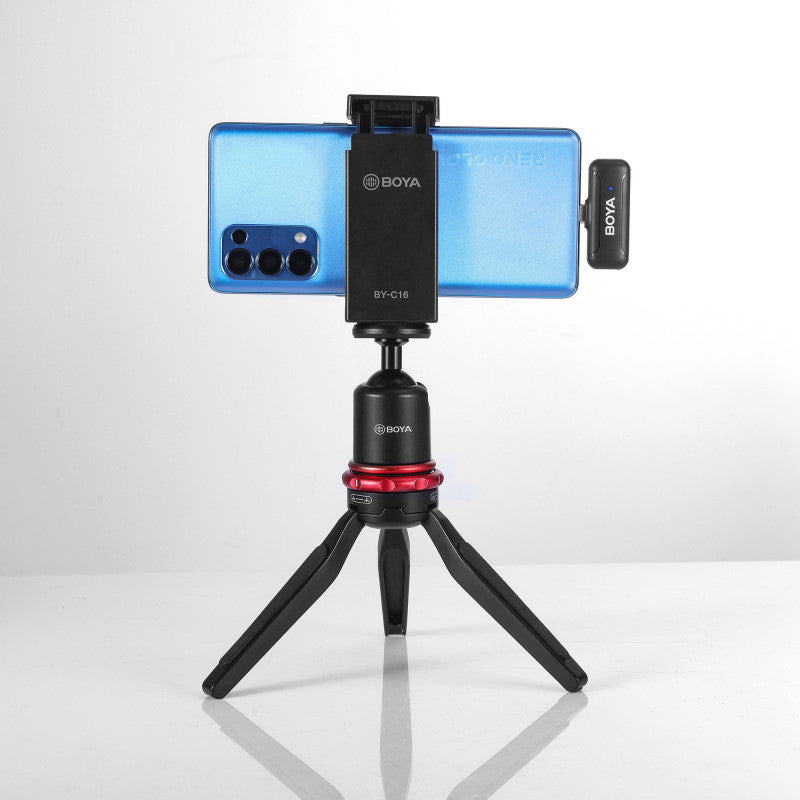 Boya 2.4GHZ Wireless Microphone System Compatible With Type-C Devices Boya 2.4GHZ Wireless Microphone System Compatible With Type-C Devices